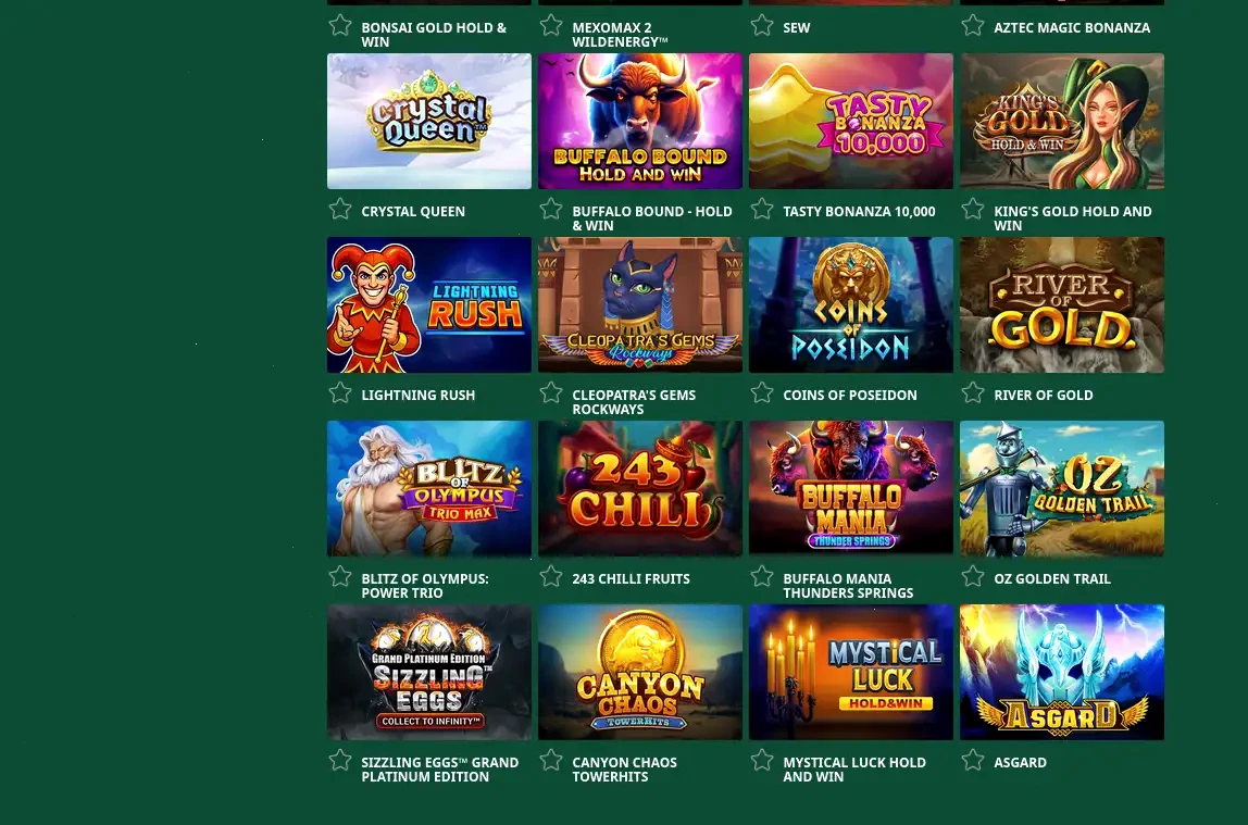 Galactic Casino mobile interface showing slots and live casino games on smartphone